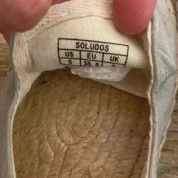 Soludos Flamingo Print Canvas Espadrille Slip On Shoes - Picture 8 of 8